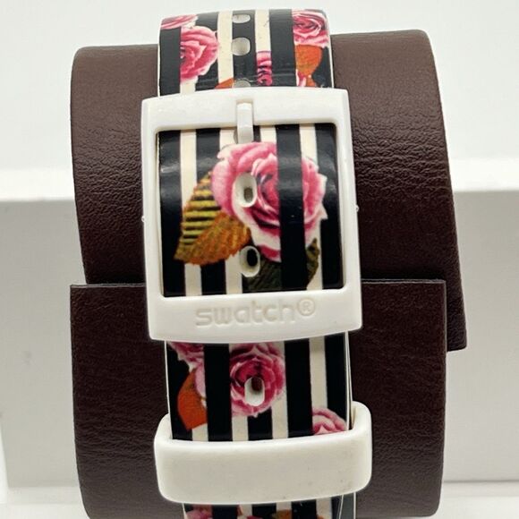 Swatch Rose Explosion SUOW110 – 41 mm – Mint   Valentine’s Gift Swiss Made main image 6